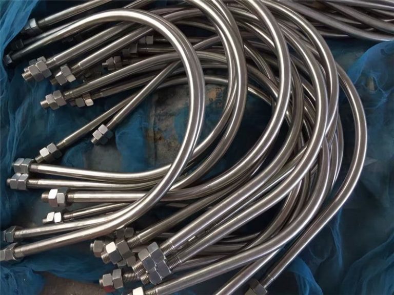 चीन से मिश्र धातु825 एन 2.4858 स्टेनलेस स्टील यू बोल्ट मिश्र धातु 718 एन 2.4668