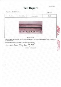 A453 660B 3 के लिए प्रमाण पत्र