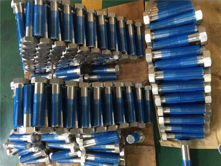 sus 304l en1.4306 ss फास्टनर हेक्स बोल्ट iso4014 आधा धागा