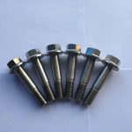 डाइन 7504 सुडिन 7504 सुपर डुप्लेक्स एफ 55 स्टेनलेस स्टील हेक्सागन निकला हुआ किनारा सिर स्व-ड्रिलिंग पेंच